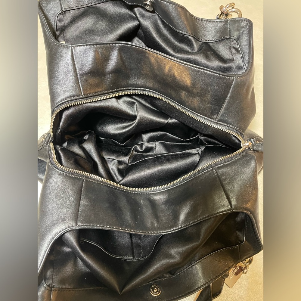 ‼️SPRING SALE Coach Colette Black Leather Large Hobo Shoulder Bag- Rare EUC - Picture 17 of 17